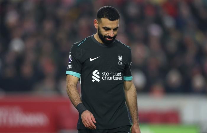 تصرف محمد صلاح بعد مباراة ليفربول وبرينتفورد يثير جدلاً